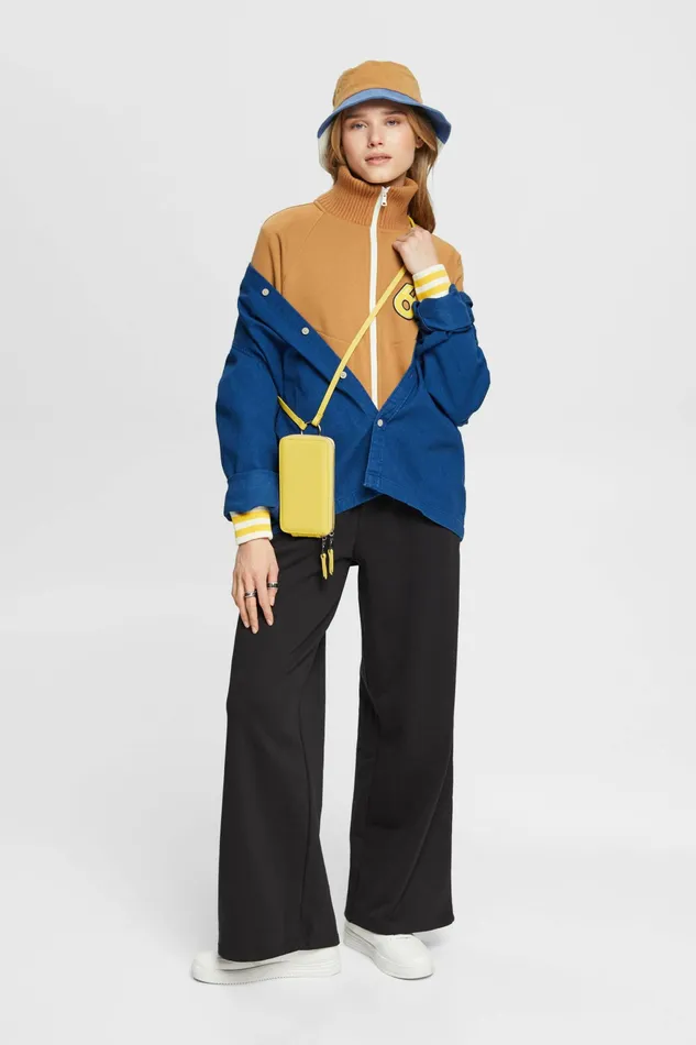 Jackets Coats Women Esprit Varsity Jacket Caramel