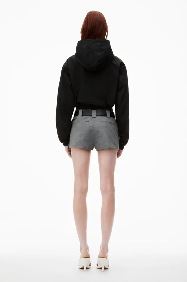 Jackets Women Alexander Wang Logo Cropped Bomber Jacket