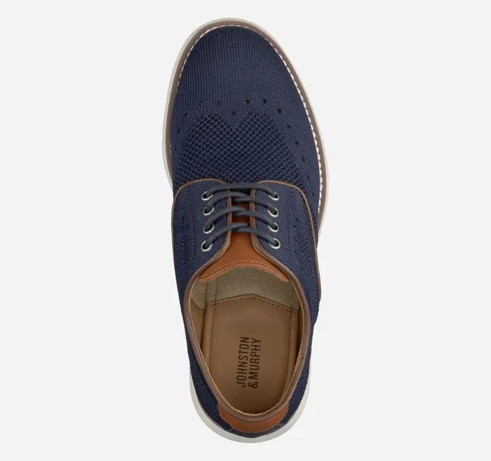 Johnston and Murphy Big Kid Boys Big Kid Holden Knit Wingtip Navy Knit Johnston and Murphy Big Kid Boys Big Kid Holden Knit Wingtip Navy Knit