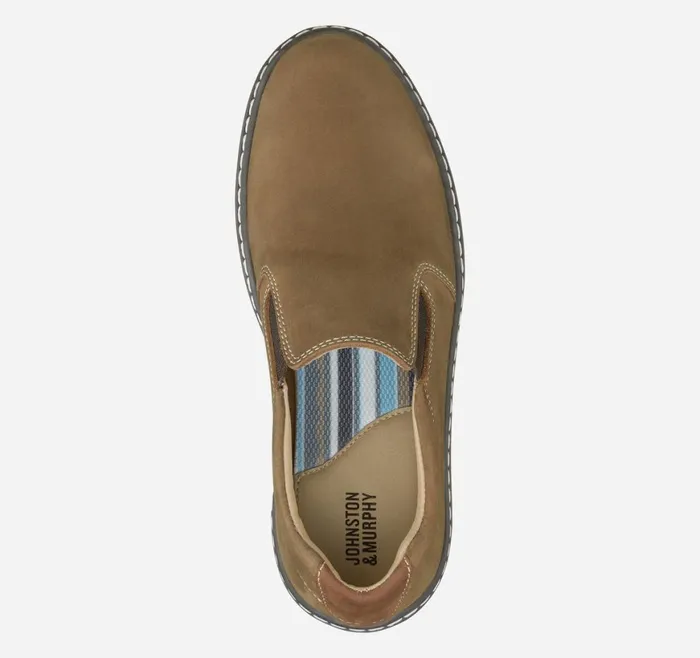 Johnston and Murphy Big Kid Boys Big Kid McGuffey SlipOn Brown Oiled Nubuck Johnston and Murphy Big Kid Boys Big Kid McGuffey SlipOn Brown Oiled Nubuck