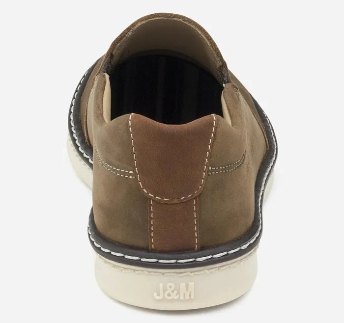 Johnston and Murphy Big Kid Boys Big Kid McGuffey SlipOn Brown Oiled Nubuck Johnston and Murphy Big Kid Boys Big Kid McGuffey SlipOn Brown Oiled Nubuck