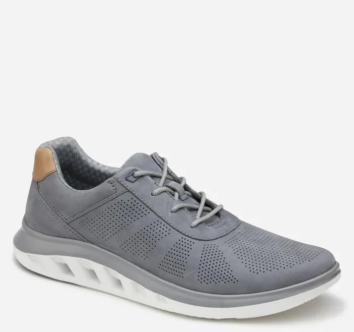 Johnston and Murphy LaceUps Men Activate UThroat Gray Nubuck