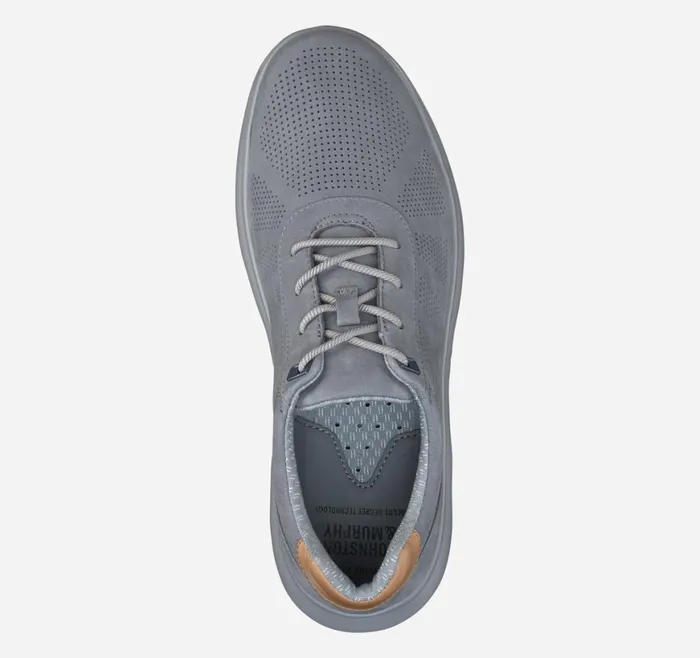 Johnston and Murphy LaceUps Men Activate UThroat Gray Nubuck Johnston and Murphy LaceUps Men Activate UThroat Gray Nubuck