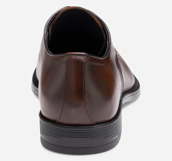 Johnston and Murphy LaceUps Men Flynch Plain Toe Mahogany Italian Calfskin Johnston and Murphy LaceUps Men Flynch Plain Toe Mahogany Italian Calfskin