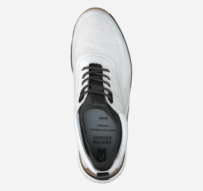 Johnston and Murphy LaceUps Men XC4reg H1Luxe Hybrid White Waterproof Full Grain Johnston and Murphy LaceUps Men XC4reg H1Luxe Hybrid White Waterproof Full Grain