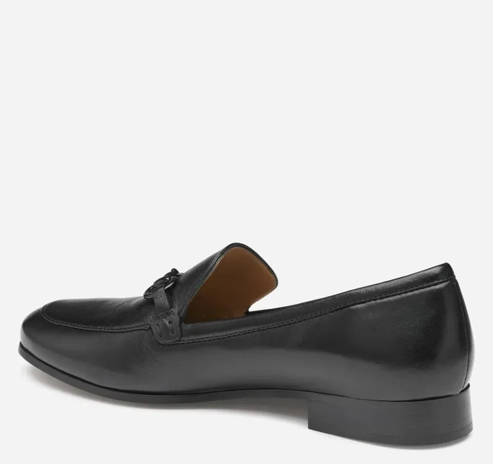 Johnston and Murphy Mules and Loafers Women Ali Bit Loafer Black Glove Leather Johnston and Murphy Mules and Loafers Women Ali Bit Loafer Black Glove Leather