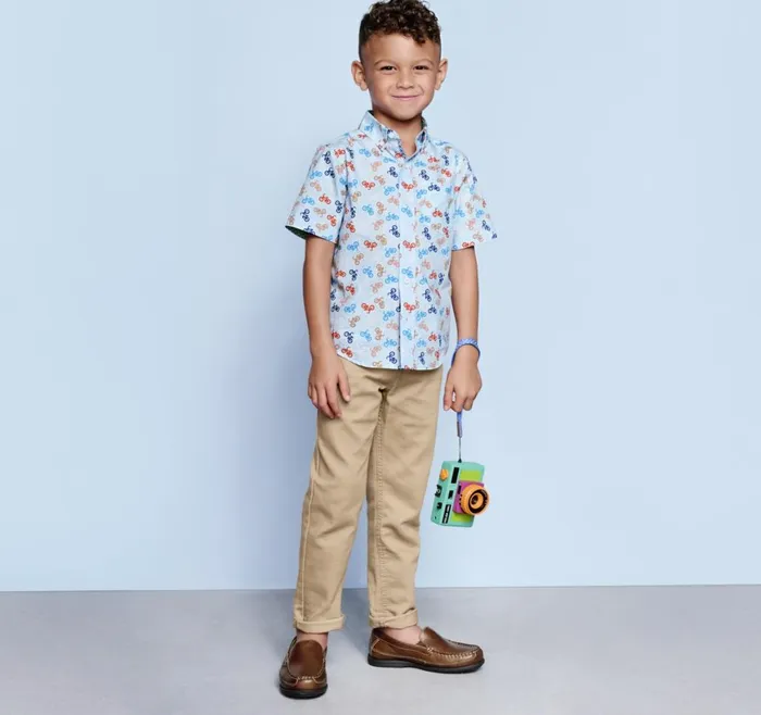 Johnston and Murphy Shirts Boys Boys ShortSleeve Printed Shirt Blue Bicycle Johnston and Murphy Shirts Boys Boys ShortSleeve Printed Shirt Blue Bicycle