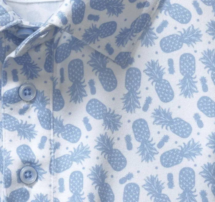 Johnston and Murphy Shirts Boys Boys XC4reg Performance Polo White Pineapple Johnston and Murphy Shirts Boys Boys XC4reg Performance Polo White Pineapple