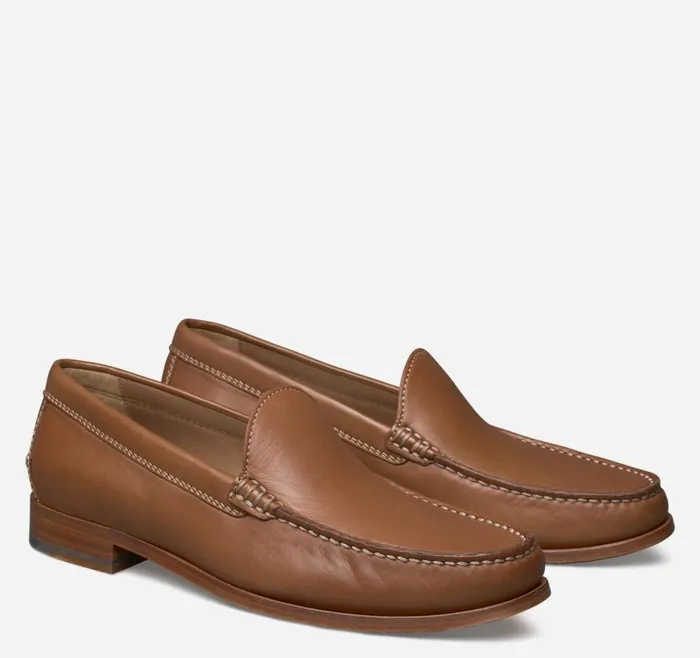 Johnston and Murphy SlipOns Men Baldwin Venetian Cognac Sheepskin