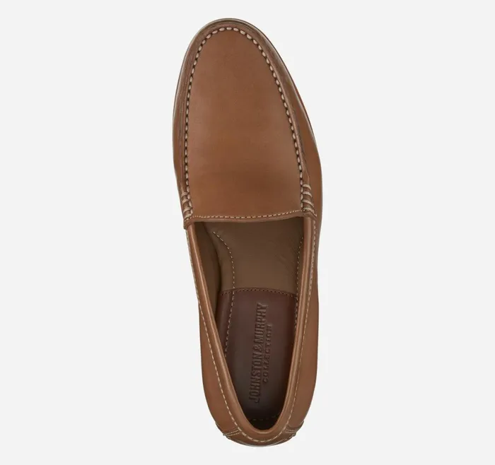 Johnston and Murphy SlipOns Men Baldwin Venetian Cognac Sheepskin Johnston and Murphy SlipOns Men Baldwin Venetian Cognac Sheepskin