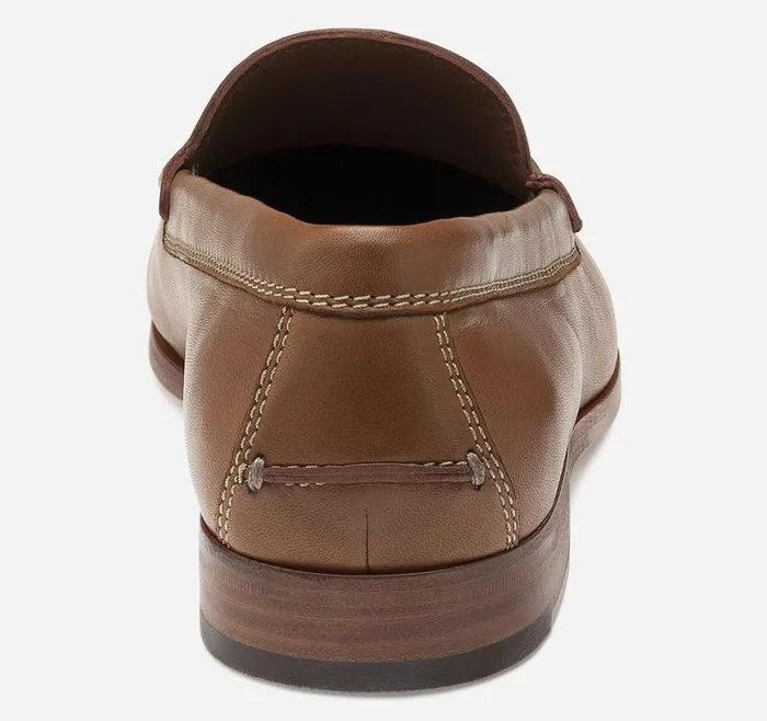 Johnston and Murphy SlipOns Men Baldwin Venetian Cognac Sheepskin Johnston and Murphy SlipOns Men Baldwin Venetian Cognac Sheepskin