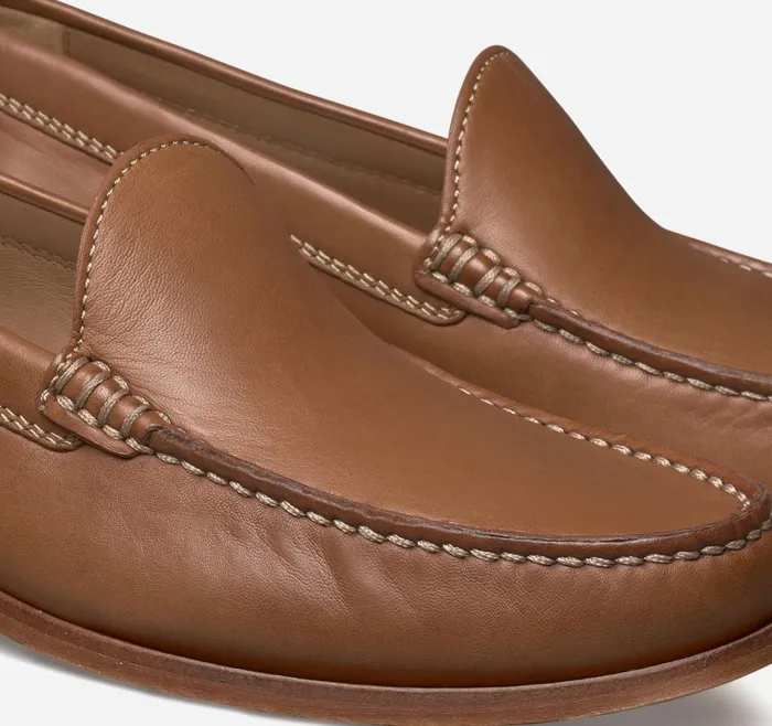 Johnston and Murphy SlipOns Men Baldwin Venetian Cognac Sheepskin Johnston and Murphy SlipOns Men Baldwin Venetian Cognac Sheepskin