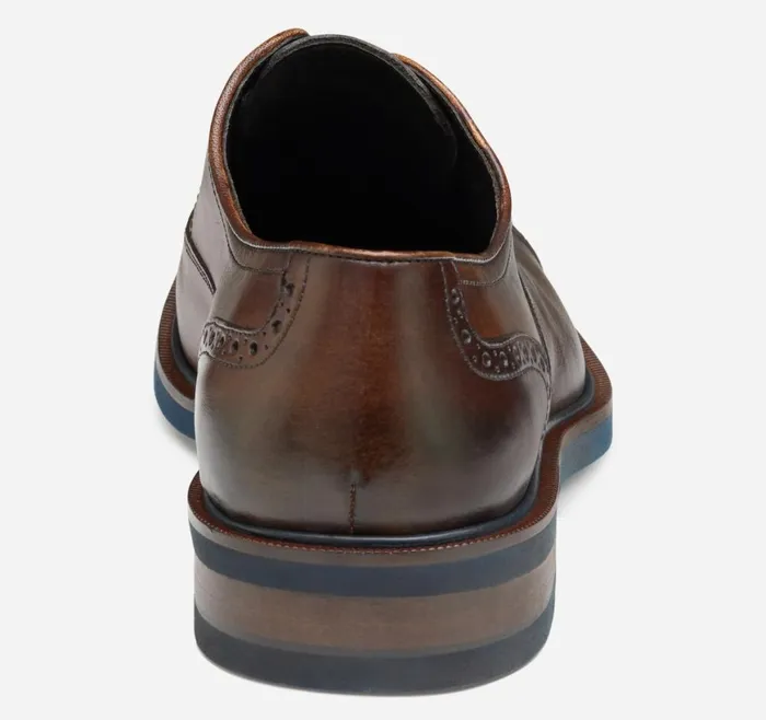 Johnston and Murphy SlipOns Men Hartley Laceless Cap Toe Brown Italian Calfskin Johnston and Murphy SlipOns Men Hartley Laceless Cap Toe Brown Italian Calfskin