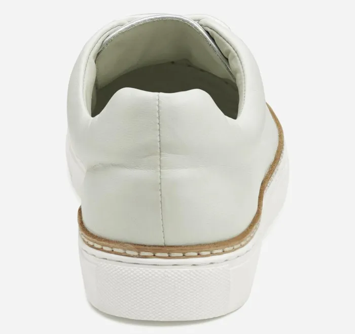 Johnston and Murphy Sneakers Women Callie LacetoToe White Glove Leather Johnston and Murphy Sneakers Women Callie LacetoToe White Glove Leather