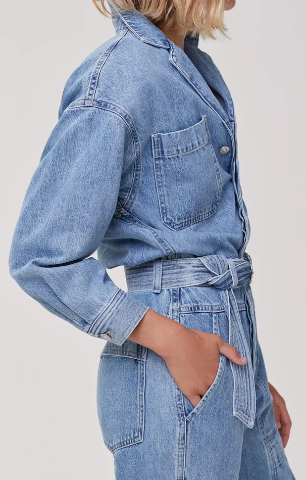 Jumpsuits Women Citizens Of Humanity Willa Utility Jumpsuit In Hold Steady Hold Steady