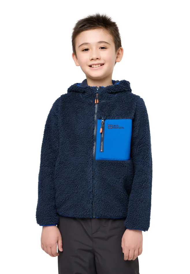 Kids Jack Wolfskin Betweenseasons Jackets ICE CURL HOOD JACKET K 8211 Night Bluenight Blue 128 8211 Kids Fleece Jacket Kids Jack Wolfskin Betweenseasons Jackets ICE CURL HOOD JACKET K 8211 Night Bluenight Blue 128 8211 Kids Fleece Jacket