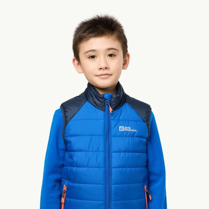 Kids Jack Wolfskin Insulated Jackets ZENON VEST K 8211 Crisp Cobalt 128 8211 Quilted Gilet Kids Kids Jack Wolfskin Insulated Jackets ZENON VEST K 8211 Crisp Cobalt 128 8211 Quilted Gilet Kids