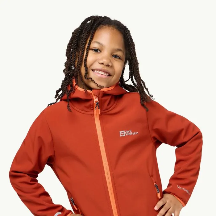 Kids Jack Wolfskin Softshell Jackets ACTAMIC JACKET K 8211 Intense Rust 116 8211 Kids Softshell Jacket Kids Jack Wolfskin Softshell Jackets ACTAMIC JACKET K 8211 Intense Rust 116 8211 Kids Softshell Jacket