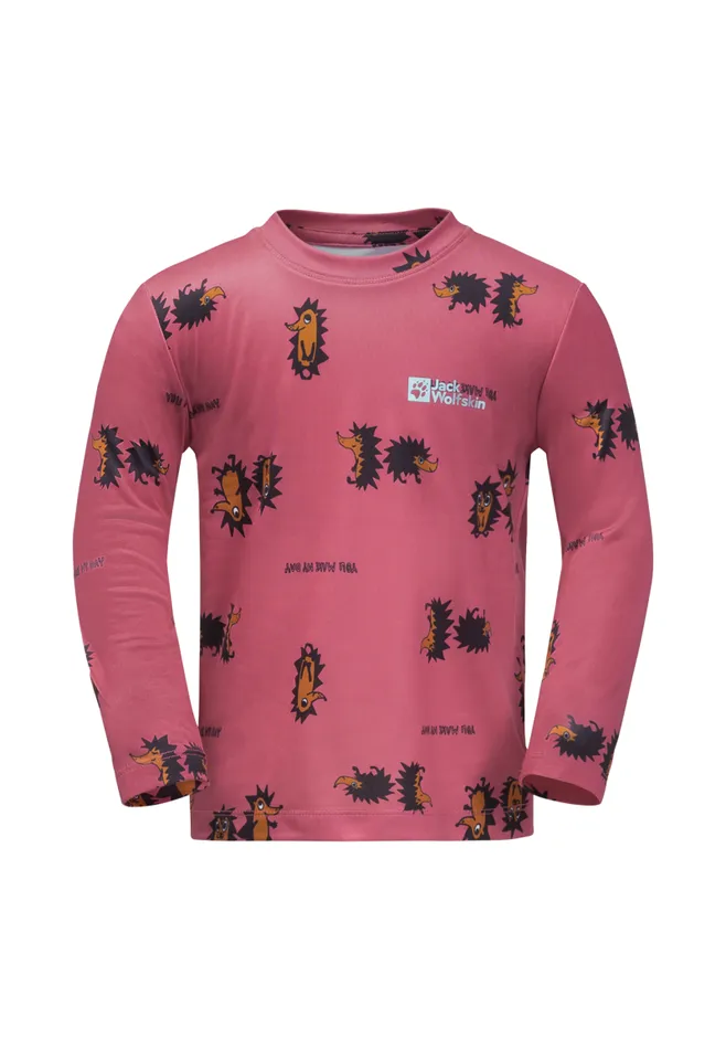 Kids Jack Wolfskin Tshirts and Long Sleeves GLEELY PRINT LONGSLEEVE K 8211 Soft Pink 51 104 8211 Longsleeved Functional Top Kids Kids Jack Wolfskin Tshirts and Long Sleeves GLEELY PRINT LONGSLEEVE K 8211 Soft Pink 51 104 8211 Longsleeved Functional Top Kids