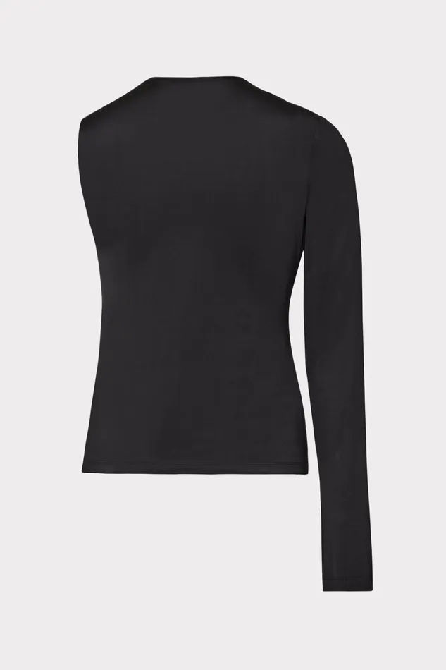 Kiernan Top Black Women Milly Tops
