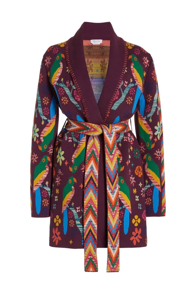 Knitwear Women Gabriela Hearst Margot Knit Cardigan In Multi Merino Wool