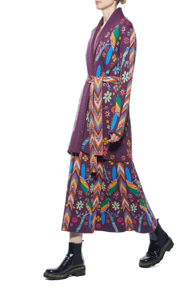 Knitwear Women Gabriela Hearst Margot Knit Cardigan In Multi Merino Wool