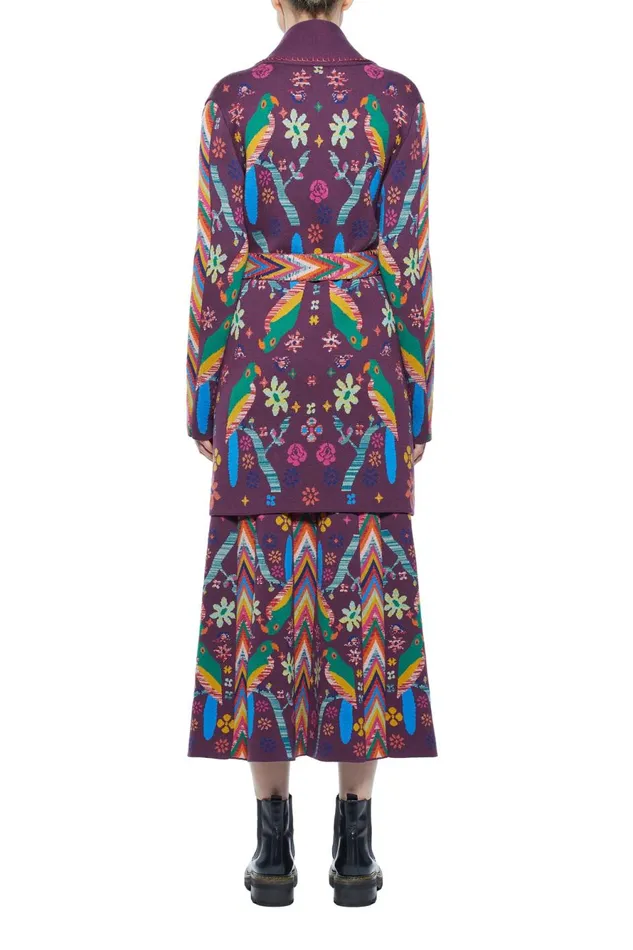 Knitwear Women Gabriela Hearst Margot Knit Cardigan In Multi Merino Wool