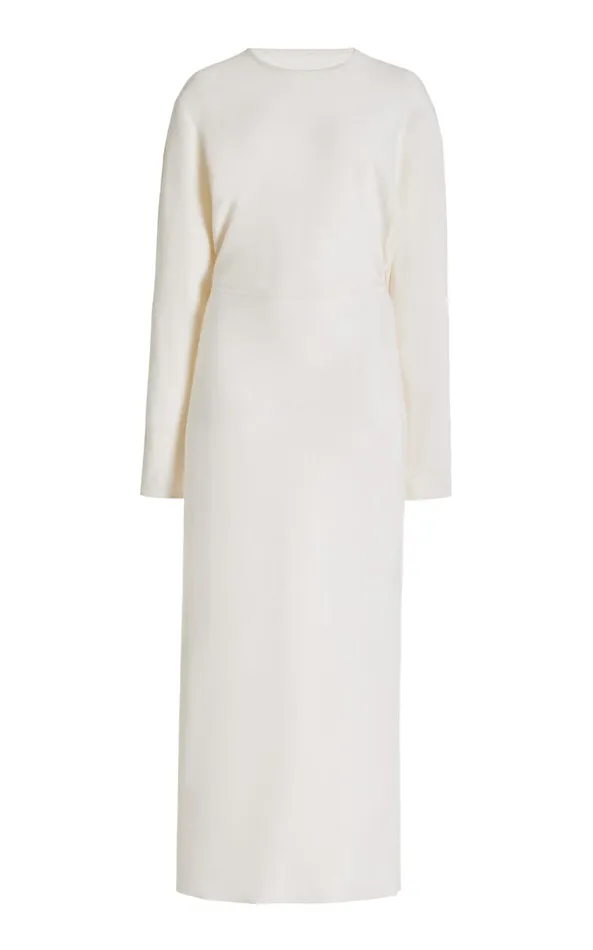 Knitwear Women Gabriela Hearst Semaine Knit Dress In Ivory Silk Cashmere