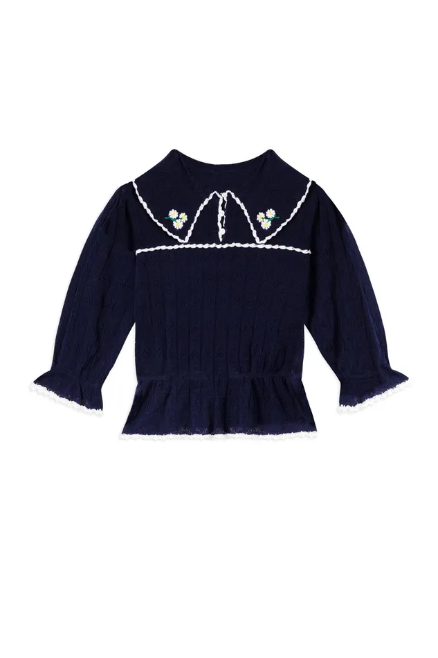 Knitwear Women RIXO Kali Navy Knitwear Women RIXO Kali Navy