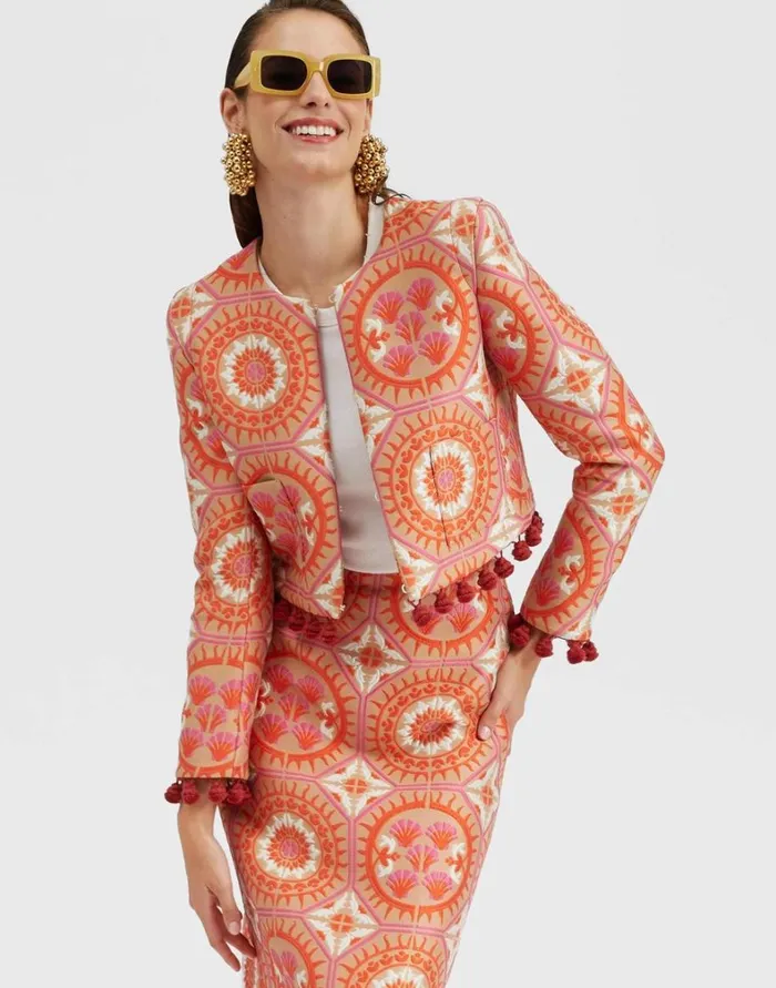 La Double J Bijoux Jacket Sun Orange Women Outerwear