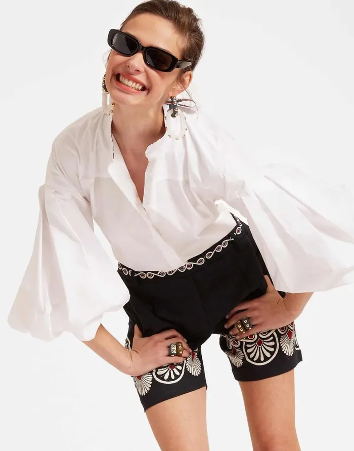 La Double J Boyfriend Shorts Medallion Place Black Women Shorts and Pants La Double J Boyfriend Shorts Medallion Place Black Women Shorts and Pants
