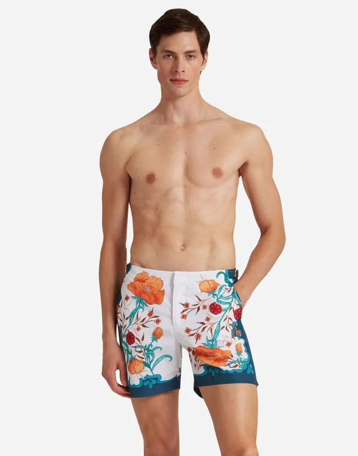 La Double J Bulldog Swim Shorts Morpheus Place Orange Women Swimwear