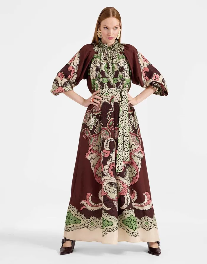La Double J Cerere Dress Portal Place Brown Women Dresses