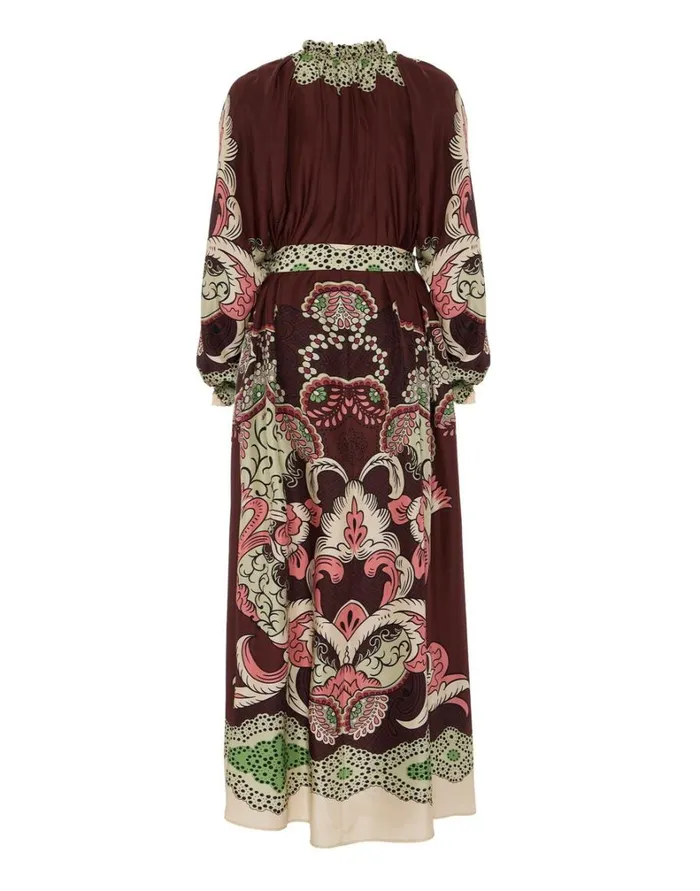 La Double J Cerere Dress Portal Place Brown Women Dresses La Double J Cerere Dress Portal Place Brown Women Dresses