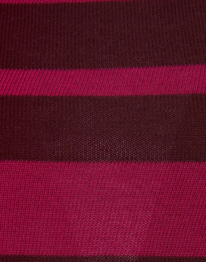 La Double J Crew Top Solid Fuchsia Women Knitwear La Double J Crew Top Solid Fuchsia Women Knitwear