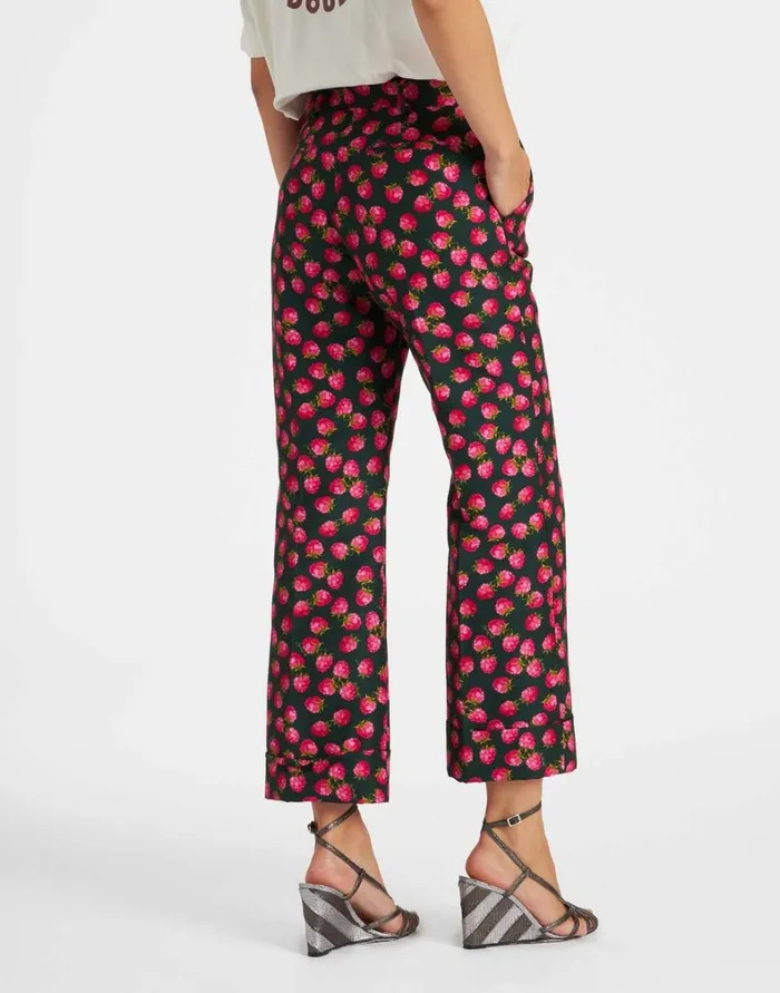 La Double J Hendrix Pants Lampone Mini Emerald Women Shorts and Pants La Double J Hendrix Pants Lampone Mini Emerald Women Shorts and Pants