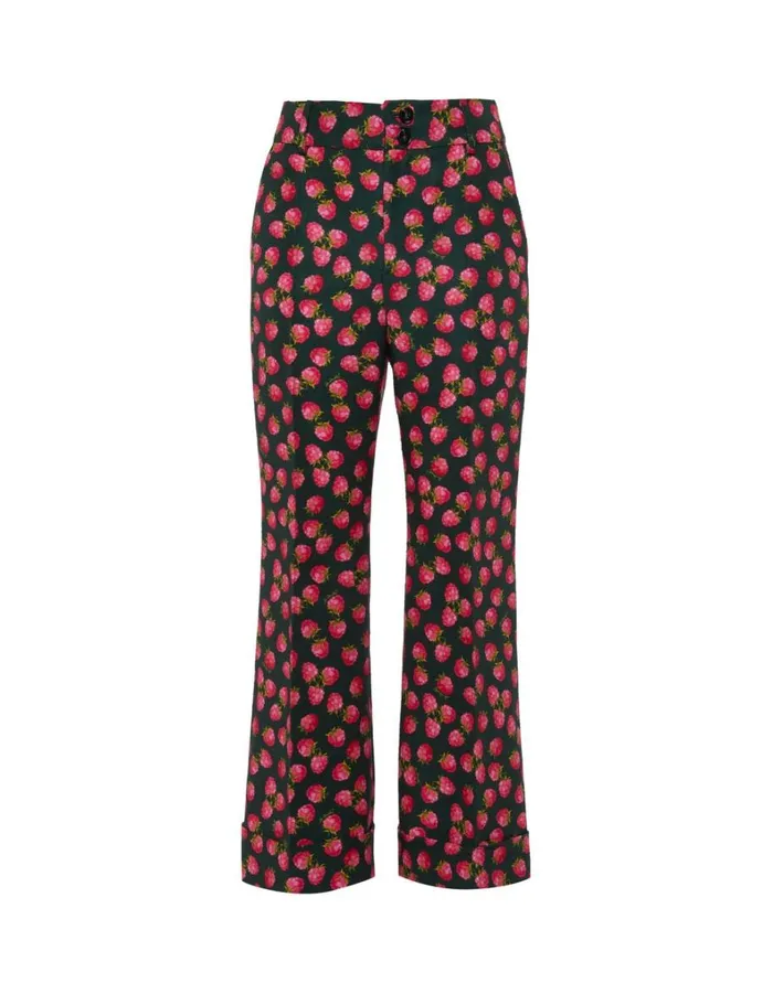 La Double J Hendrix Pants Lampone Mini Emerald Women Shorts and Pants La Double J Hendrix Pants Lampone Mini Emerald Women Shorts and Pants