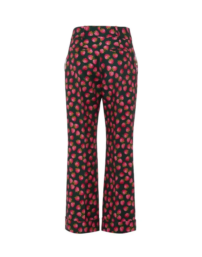 La Double J Hendrix Pants Lampone Mini Emerald Women Shorts and Pants La Double J Hendrix Pants Lampone Mini Emerald Women Shorts and Pants