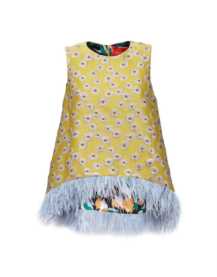 La Double J La Scala Top With Feathers Margarita Women Shirts and Tops La Double J La Scala Top With Feathers Margarita Women Shirts and Tops