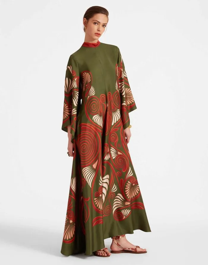 La Double J Magnifico Dress Kerylos Place Dark Green Women Dresses