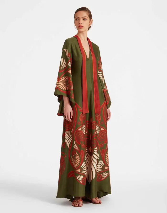 La Double J Magnifico Dress Kerylos Place Dark Green Women Dresses La Double J Magnifico Dress Kerylos Place Dark Green Women Dresses