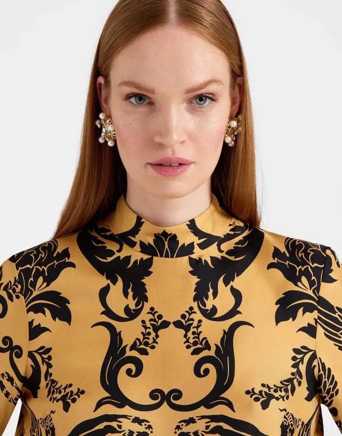 La Double J Make An Exit Top Cherubs Gold Women Shirts and Tops La Double J Make An Exit Top Cherubs Gold Women Shirts and Tops