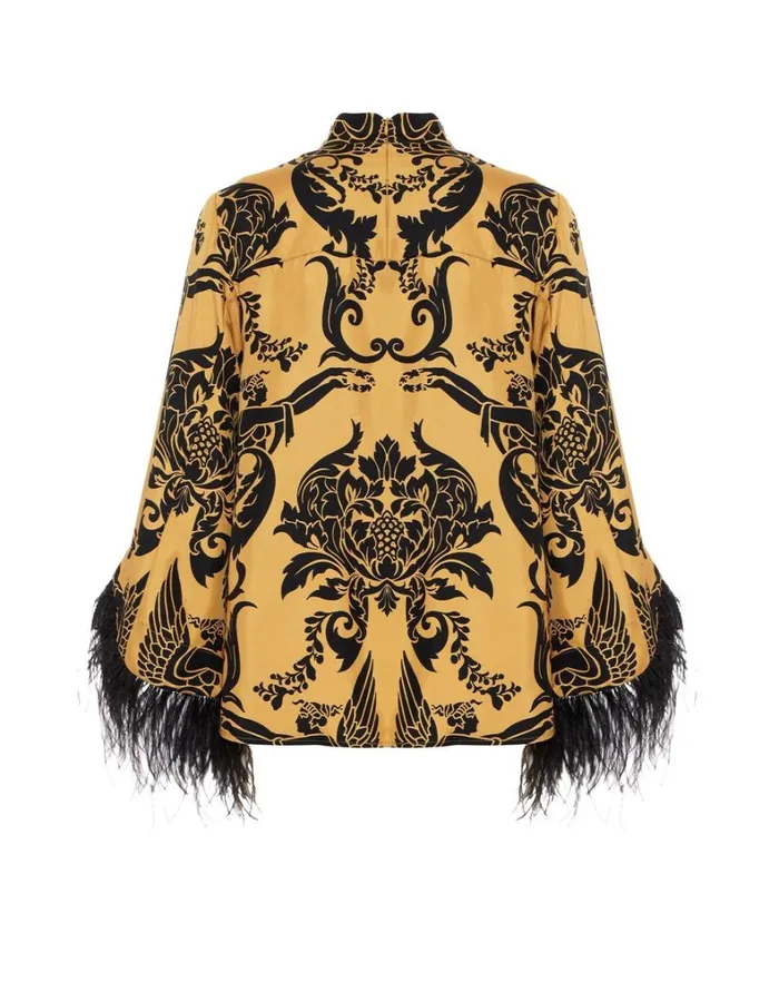 La Double J Make An Exit Top Cherubs Gold Women Shirts and Tops La Double J Make An Exit Top Cherubs Gold Women Shirts and Tops