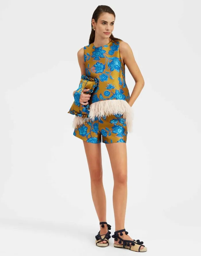 La Double J Margarita Shorts Hottie Turquoise Women Shorts and Pants
