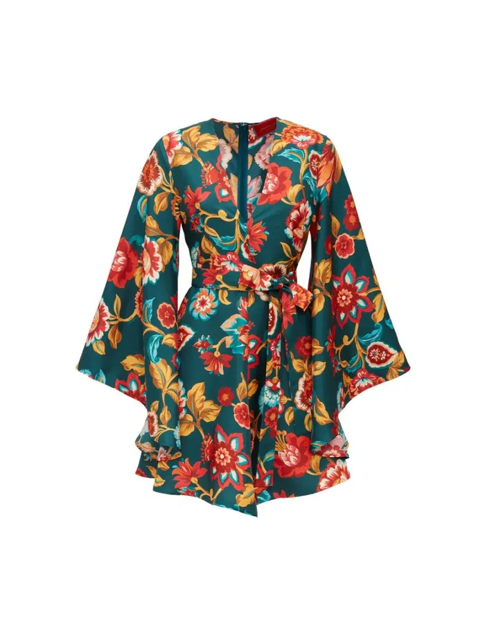 La Double J Mini Magnifico Dress Hottie Emerald Women Dresses La Double J Mini Magnifico Dress Hottie Emerald Women Dresses