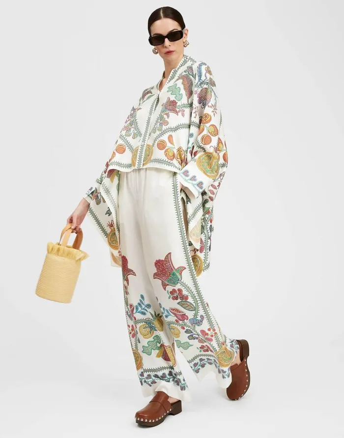 La Double J Palazzo Pants Grenadilla Place Off White Women Shorts and Pants