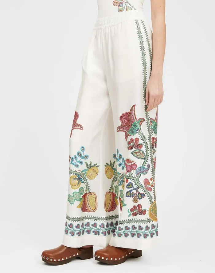 La Double J Palazzo Pants Grenadilla Place Off White Women Shorts and Pants La Double J Palazzo Pants Grenadilla Place Off White Women Shorts and Pants