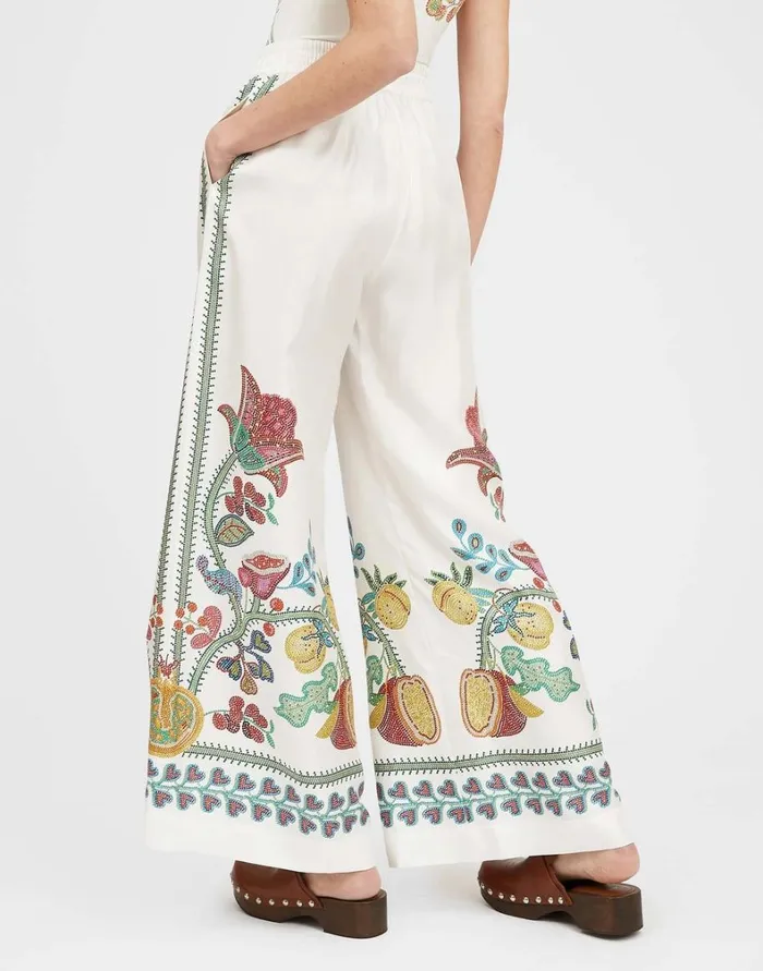 La Double J Palazzo Pants Grenadilla Place Off White Women Shorts and Pants La Double J Palazzo Pants Grenadilla Place Off White Women Shorts and Pants