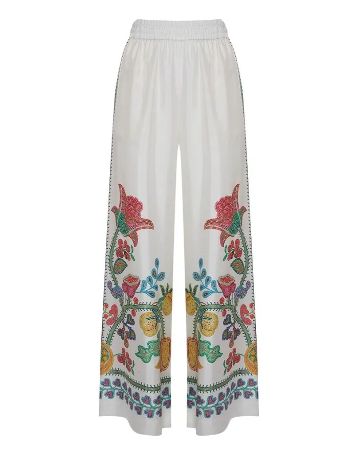 La Double J Palazzo Pants Grenadilla Place Off White Women Shorts and Pants La Double J Palazzo Pants Grenadilla Place Off White Women Shorts and Pants