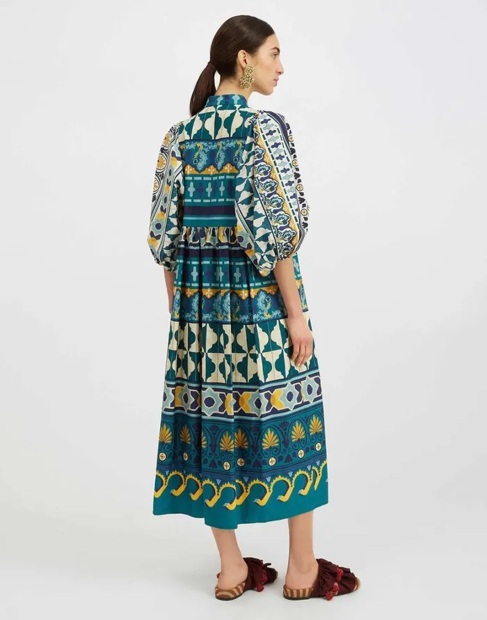 La Double J Portofino Dress Casareale Place Emerald Women Dresses La Double J Portofino Dress Casareale Place Emerald Women Dresses